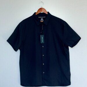 Perry Ellis Button Up Collard T-Shirt